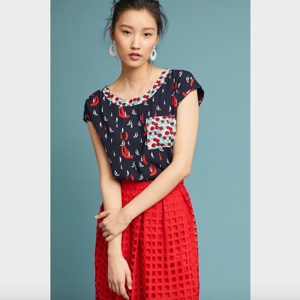 Anthropologie Petani Pocket Tee